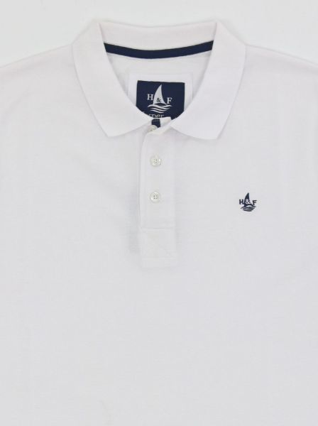 Image de Polo piqué unité -  XL BLANC