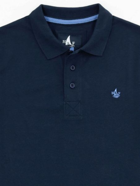 Image de Polo piqué unité -  4 XL MARINE / CIEL