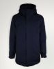Image de Veste longue capuche zippée -  M BLEU NUIT