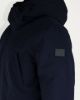 Image de Veste longue capuche zippée -  L BLEU NUIT