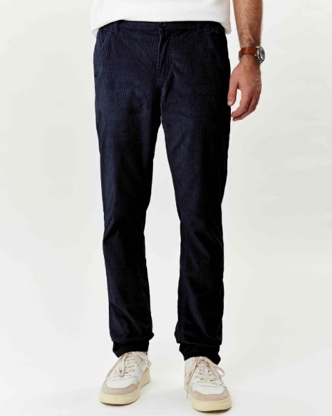 Image de Pantalon chino velours côtelé unité -  46 MARINE