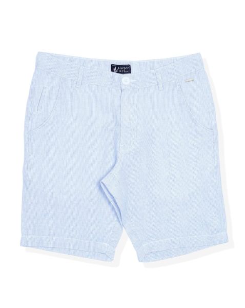 Image de Bermuda chino lin rayé pack de 20 pcs ( 20€/p ) -  Pack CIEL