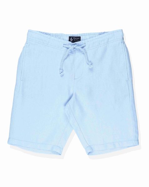 Image de Bermuda lin élastique unité -  XL GLACIER