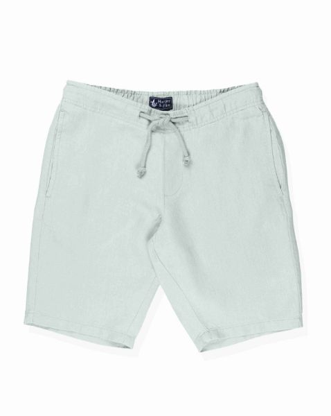 Image de Bermuda lin élastique unité -  3 XL CELADON