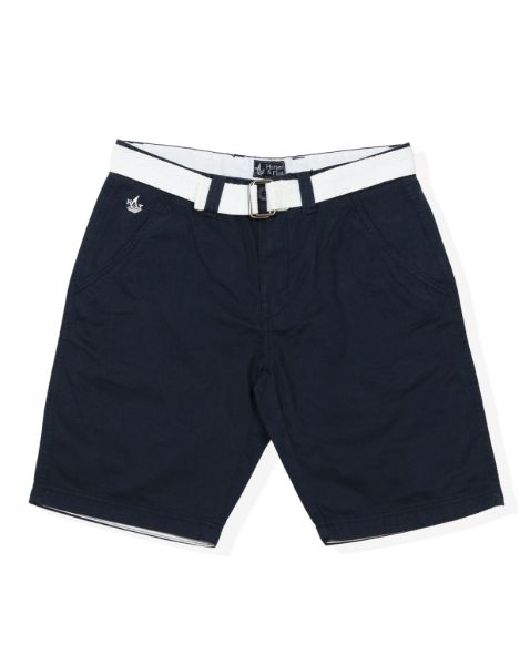 Image de Bermuda chino Harper unité -  46 MARINE/ BLANC