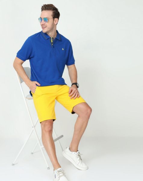 Image de polo Harper petit logo unité -  M COBALT