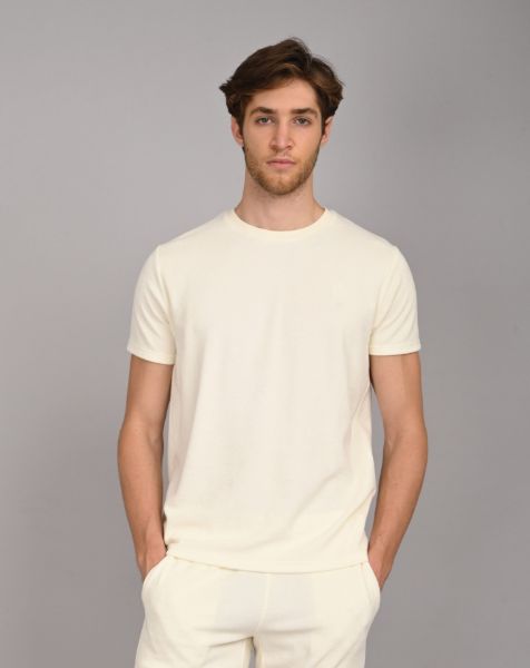 Image de T shirt velours éponge unité -  4 XL CREME