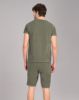 Image de T shirt velours éponge unité -  S VERT DE GRIS