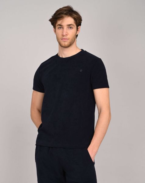 Image de T shirt velours éponge unité -  S MARINE
