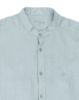 Image de Chemise lin col Mao unité -  L CELADON