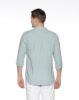 Image de Chemise lin col Mao unité -  3 XL CELADON