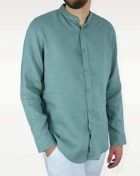 Image de Chemise lin col Mao unité -  3 XL LAGON