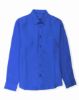 Image de Chemise lin ML unie unité -  S COBALT