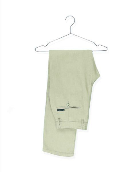 Image de pantalon lin chino unité -  48 KAKI