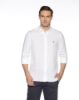 Image de Chemise lin ML unie unité -  L BLANC