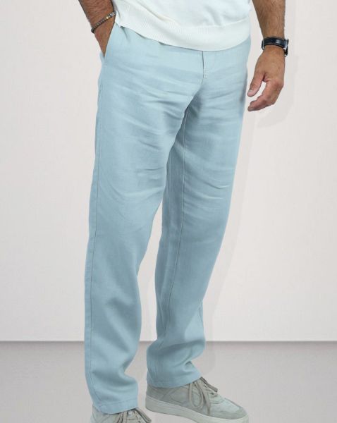 Image de pantalon lin jog unité -  S CELADON
