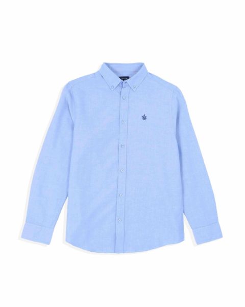 Image de Chemise Oxford unie unité -  2 XL CIEL