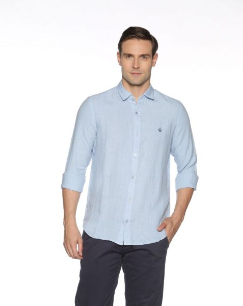 Image de Chemise lin ML unie unité -  2 XL GLACIER
