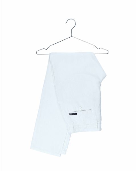 Image de pantalon lin chino unité -  42 BLANC